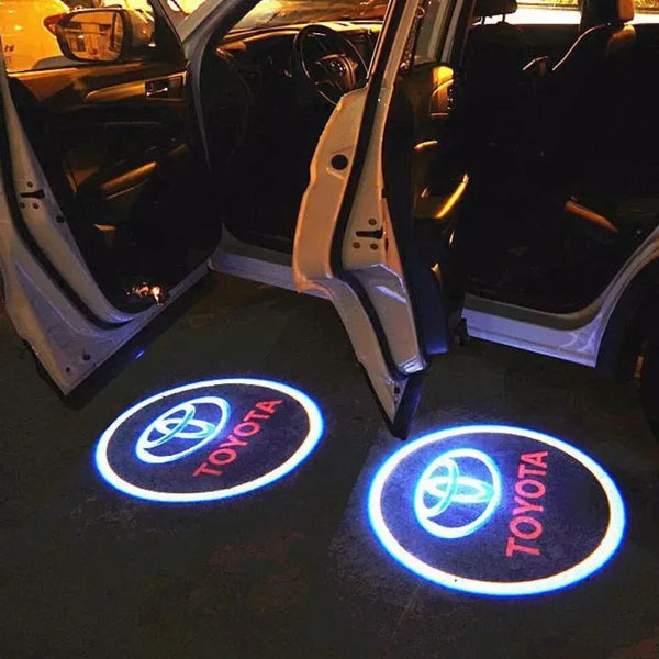 Wireless Ghost Shadow Welcome Logo LED Light Door Projectors 2 Pcs