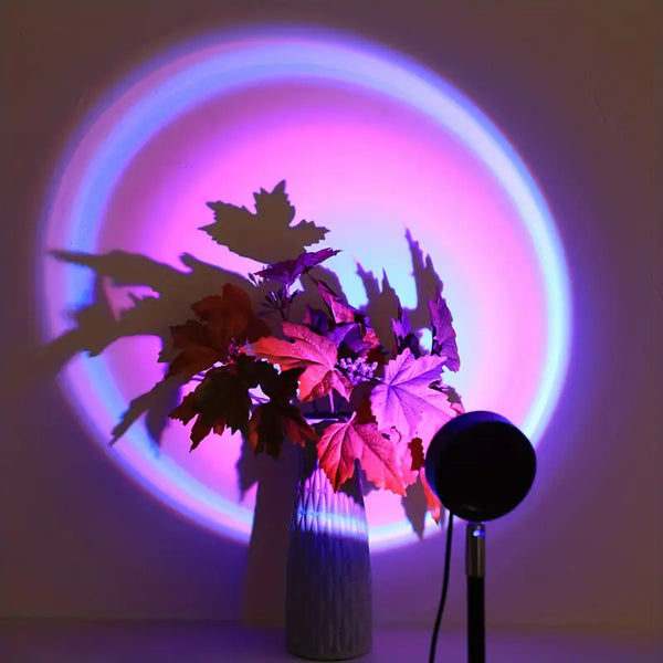Sunset Lamp with Remote Control - 16 Colors LED Mood Light